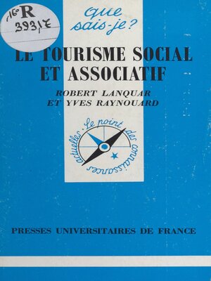 cover image of Le tourisme social et associatif